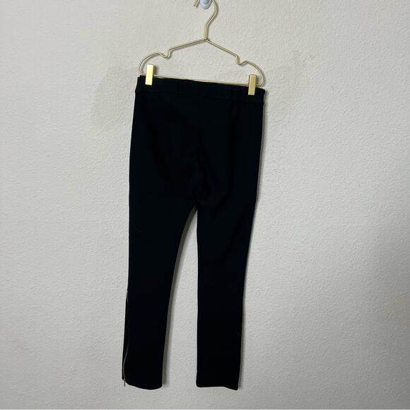 La Ligne Moto Pants Black Cropped Skinny Zip Hem Pull On Womens Size XS - Picture 4 of 8